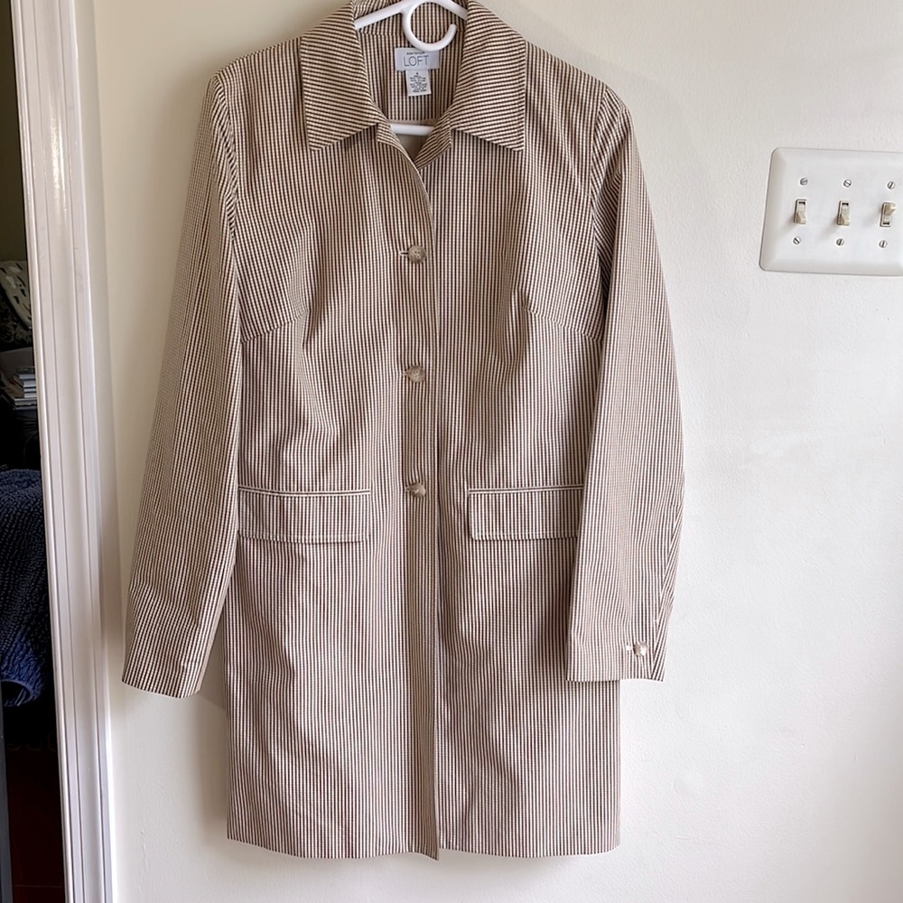 Vintage Loft Houndstooth Spring Jacket Small
